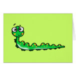 cute caterpillar cartoon cards