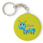 Cute Caterpillar Keychain