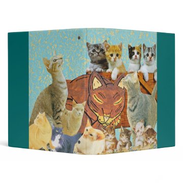 Cute Cats Collage 1 binder
