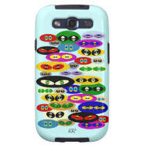 Cute Cats Eyes Cat Lover Samsung Galaxy S3 Case at Zazzle