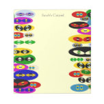 Cute Cats Eyes Cat Lover - Sarah's CatPad Notepad