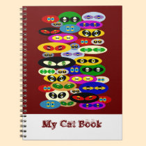 Cute Cats Eyes For Cat Lover Notebook