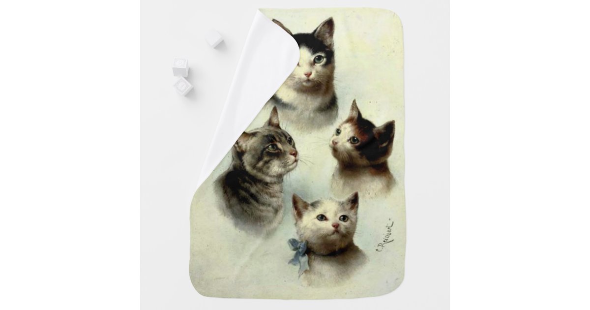 Cute Cats Swaddle Blanket Zazzle