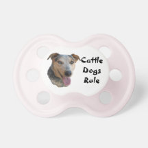 Cute Cattle Dog Baby Pacifiers