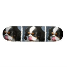 Cute Cavalier King Charles Spaniel Skateboard
