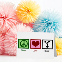 Cute Cheerleading Greeting Cards