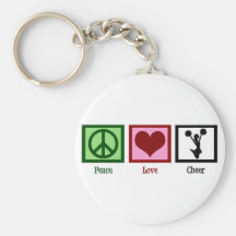 Cute Cheerleading Key Chain