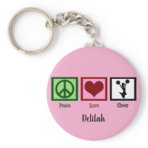 Cute Cheerleading Key Chain