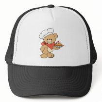 Cute Chef Baker Bear Trucker Hats