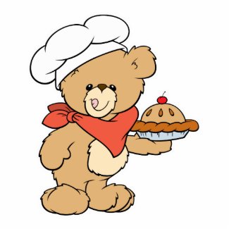 Cute Chef Baker Bear zazzle_photosculpture