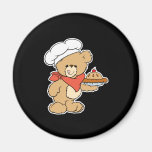 Cute Chef Baker Bear Refrigerator Magnet
