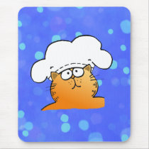 Cute Chef / Cute Cartoon Chef mousepads