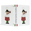 Cute Chef Recipe Album binder