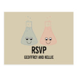 Cute Chemistry RSVP Postcard