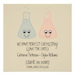 Cute Chemistry Save the Date Invite