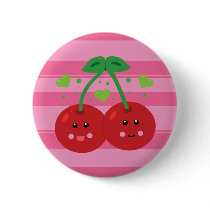 Cute Cherries buttons