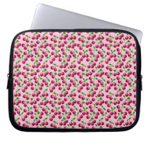 cute cherries laptop computer sleeve