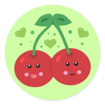 Cute Cherries Sticker