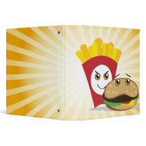 cute chibi fries and hamburger notebook binders by dooni_notebooks cute chibi fries and hamburger notebook binders
