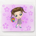 Cute Chibi Girl Mousepad