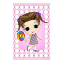 Cute Chibi Girl Poster posters