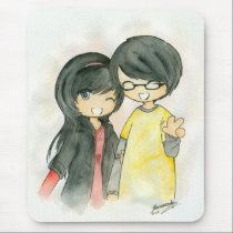 Cute Chibi Mousepad mousepads