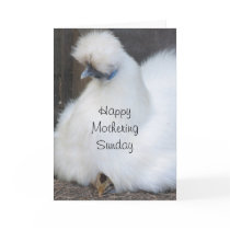 Cute chick/ chicken Mothering Sunday card