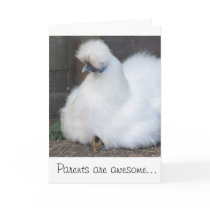Cute chick/ chicken Mother's / Father's day card