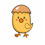 Cute Chick Photo Sculpture