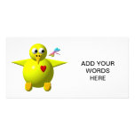 Cute chick photo greeting card