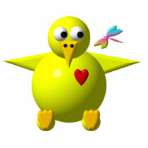 Cute chick photo cut outs