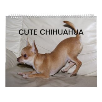 Cute Chihuahua 2015 Wall Calendar