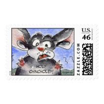 Cute Chinchilla Personalized Postage postage