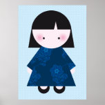 Cute chinese girl posters
