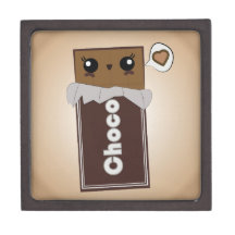 Cute Chocolate Bar Gift Box Premium Keepsake Box