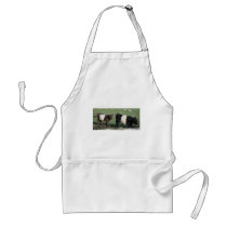 Cute Chocolate & Black Belted Calves Aprons