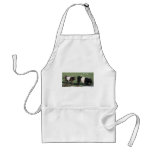 Cute Chocolate & Black Belted Calves aprons