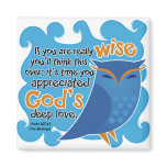 Cute Christian Owl Fridge Magnet