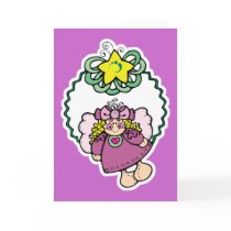 cute christmas angel wreath cards by doonidesigns cute christmas angel wreath cards
