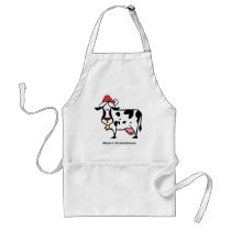 Cute Christmas Cow aprons by cutechristmasanimals Cute Christmas Cow aprons
