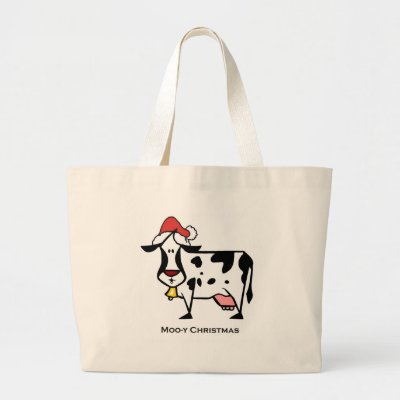 Cute Christmas Cow bags