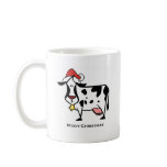 Cute Christmas Cow Mug