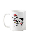 Cute Christmas Cow Mug