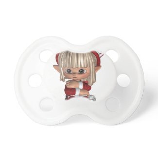 Cute Christmas Elf Baby Pacifiers