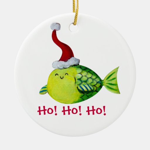 cute christmas fish christmas tree ornaments zazzle cute christmas fish christmas tree ornaments zazzle
