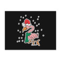cute christmas flamingo postcards by doonidesignsanimals cute christmas flamingo postcards