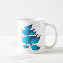 Cute Christmas Gifts: Whales Mugs