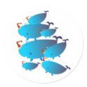 Cute Christmas Gifts: Whales stickers