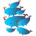 Cute Christmas Gifts: Whales t-shirts by adellaandmella Cute Christmas Gifts: Whales t-shirts