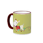 Cute Christmas Goat Mug - Customizable